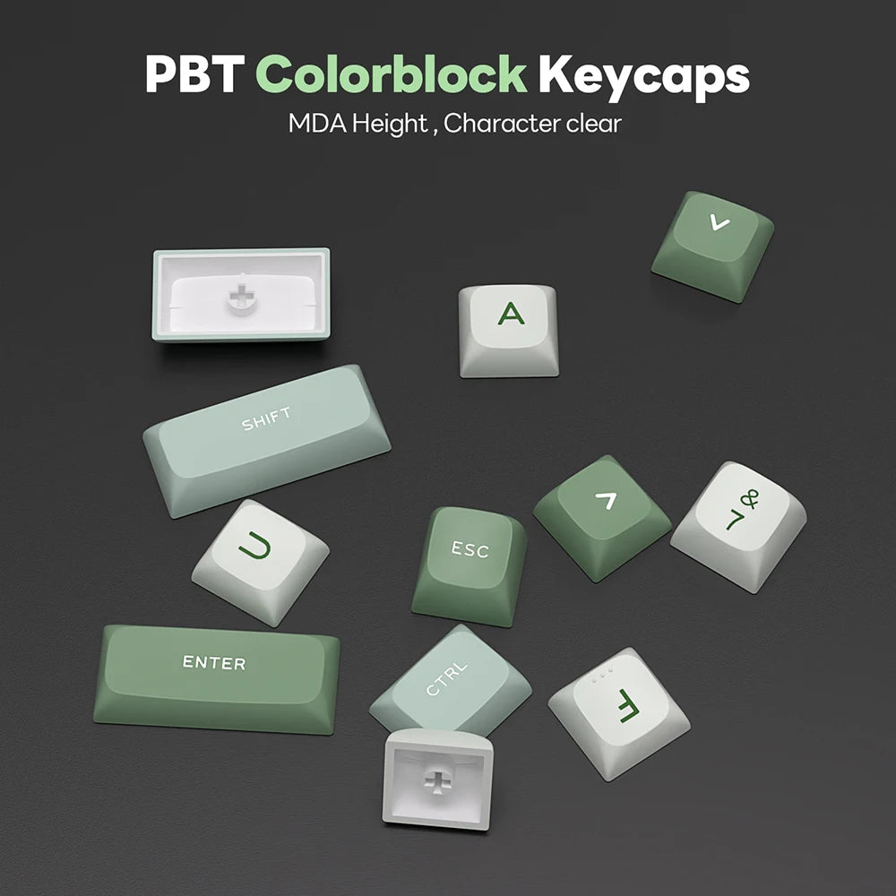Mechanical Keyboard – 80 Keys, RGB Backlit, Hot-Swappable, Spanish Layout, MDA PBT Keycaps for Gamers