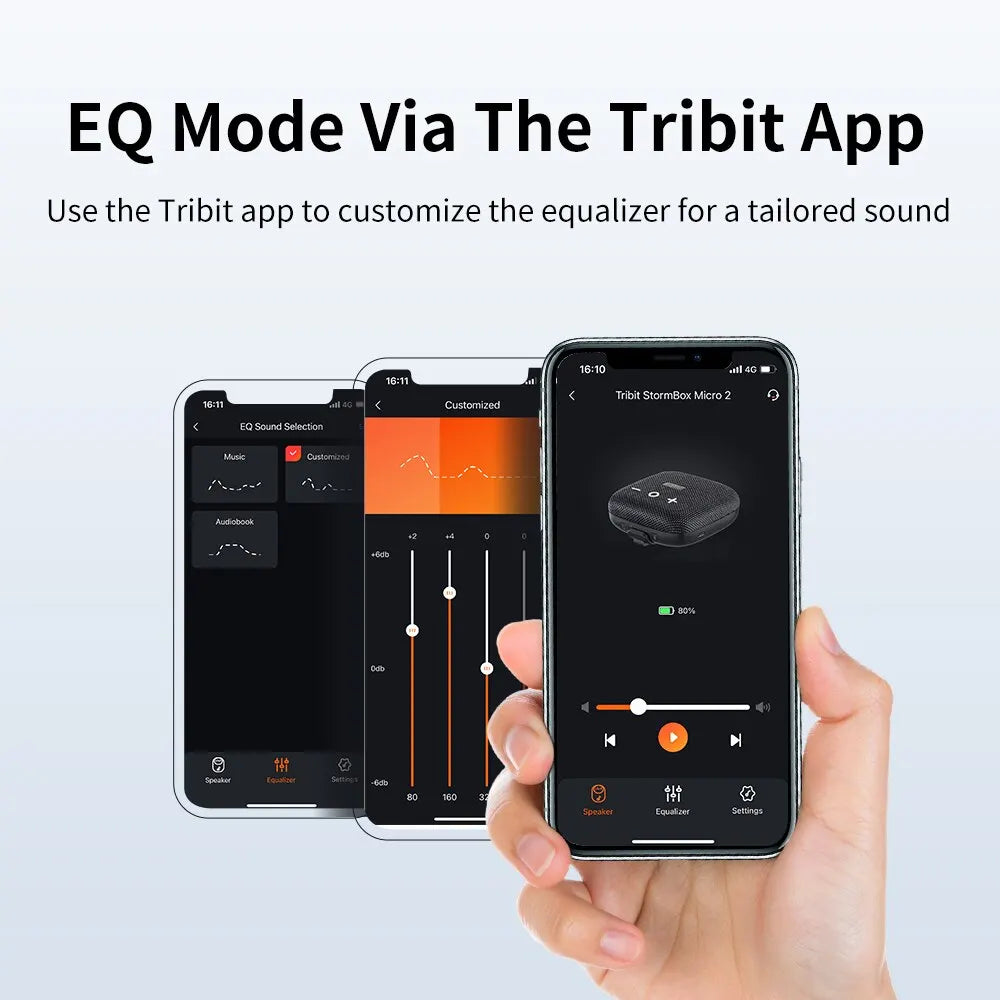 Portable Bluetooth Speaker – 90dB Loud Sound, Deep Bass, IP67 Waterproof, Built-in Strap for Outdoor Use