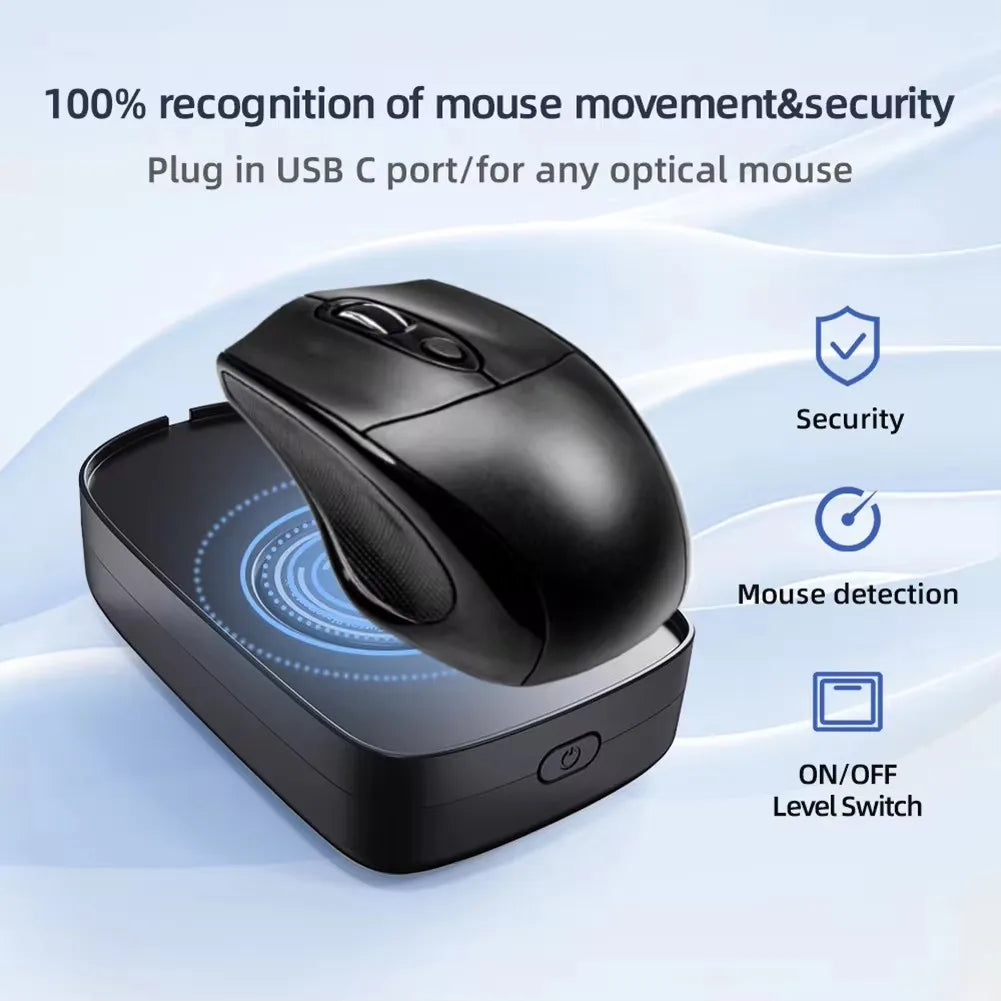 Undetectable Mouse Jiggler – 5V 1A Wired/Wireless Mouse Mover to Keep PC Active